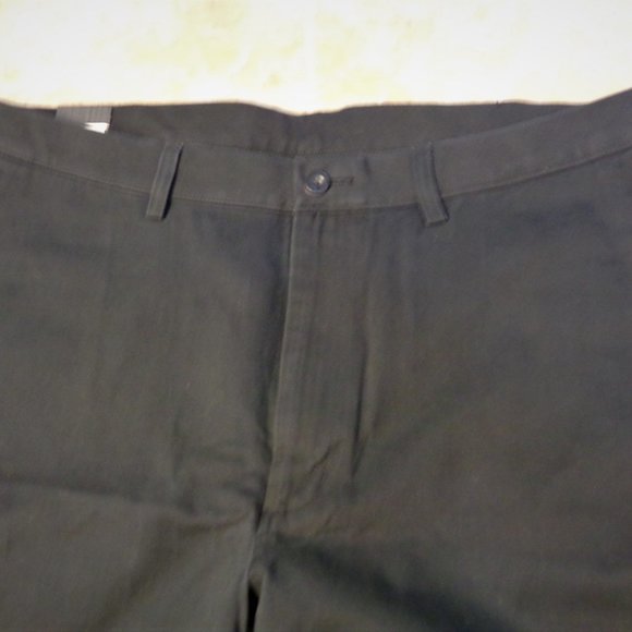 Haggar Mens Black Chino Pants Classic Fit W2W - Picture 7 of 7